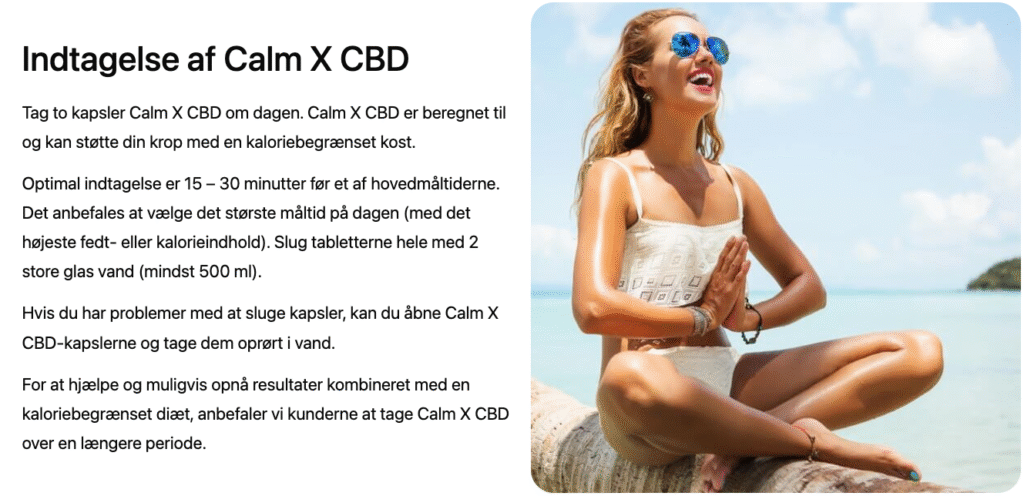 Calm X CBD Kapsler Pris